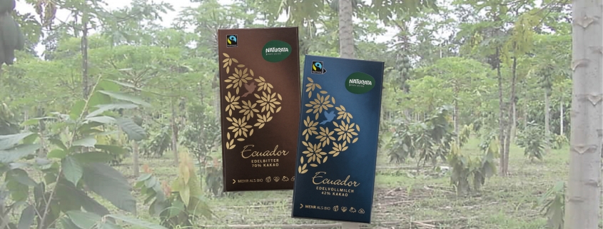 Herkunftsschokoladen Edelbitter 70 %und Edelvollmilch 42 % ausEcuador